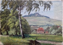 Spitzberg mit Bahnhof